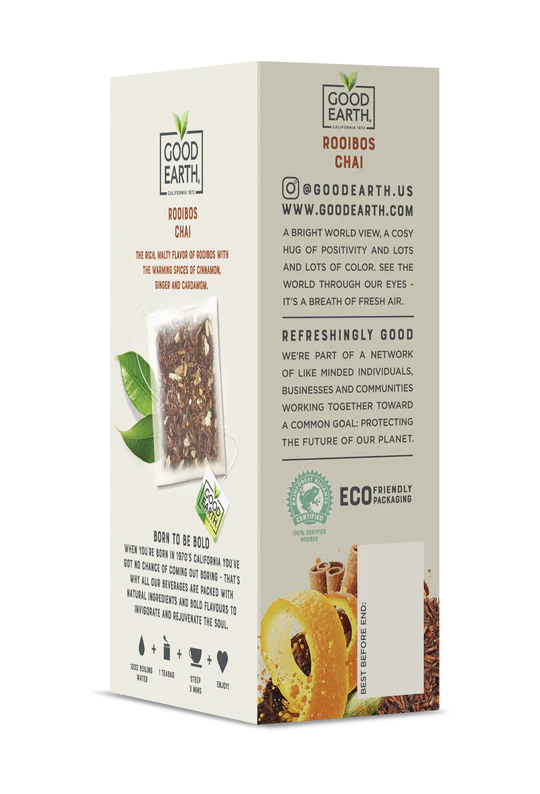 GOOD EARTH TEAS Sensorials Rooibos Chai 15 BAG