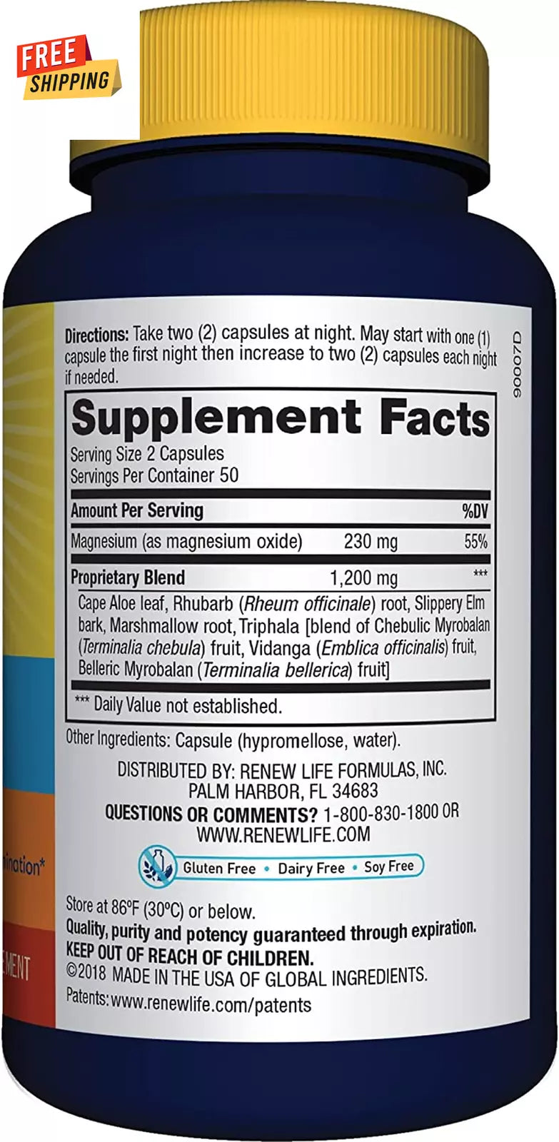 Renew Life CLEANSEMORE 100 CT