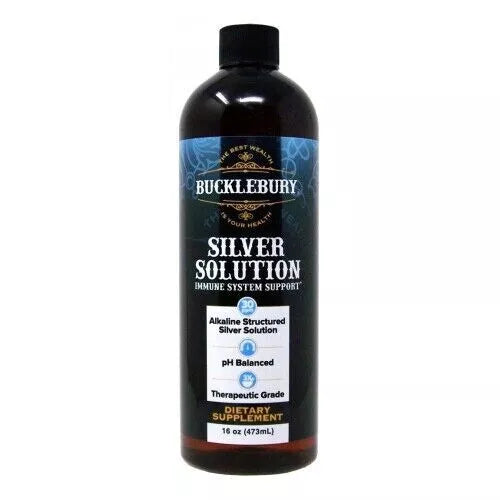 BUCKLEBURY SILVER SOLUTION IMMUNE SYSTEM SUPPORT 16OZ