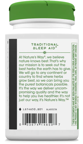 Nature's Way Melissa Lemon Balm Leaf 100 Vgn Cp