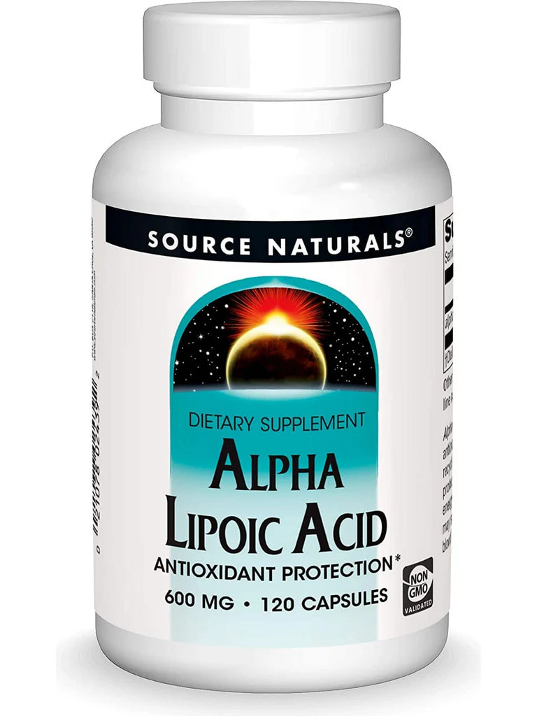 SOURCE NATURALS ALPHA LIPOIC ACID 600MGCAP 120