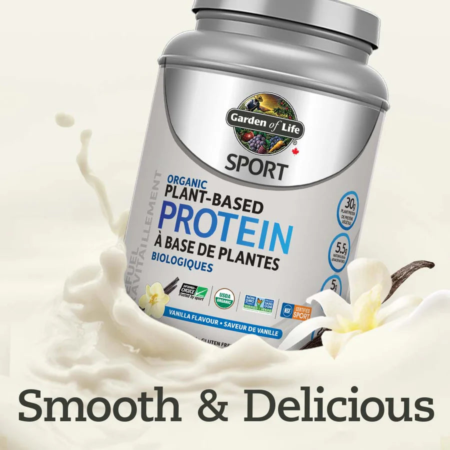 Garden of Life Sport Organic Plant-Based Protein Vanilla 806g POWDER