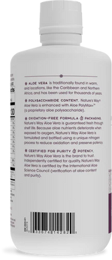 Nature's Way Aloe Vera Inner Leaf Gel & Juice (Wild Berry Flavor) 1 Ltr Lq
