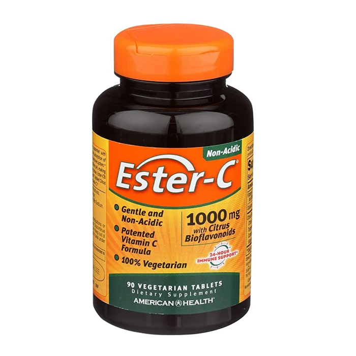 Solgar Ester-C®  1000 mg with Citrus Bioflavonoids Vegetarian Tablets 90tablet