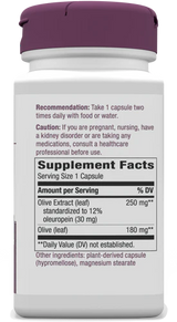 Nature's Way Olive Leaf Premium Extract 60 Vgn Cp