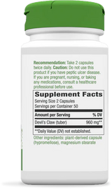 Nature's Way Devil’s Claw Secondary Root 100 Vgn Cp